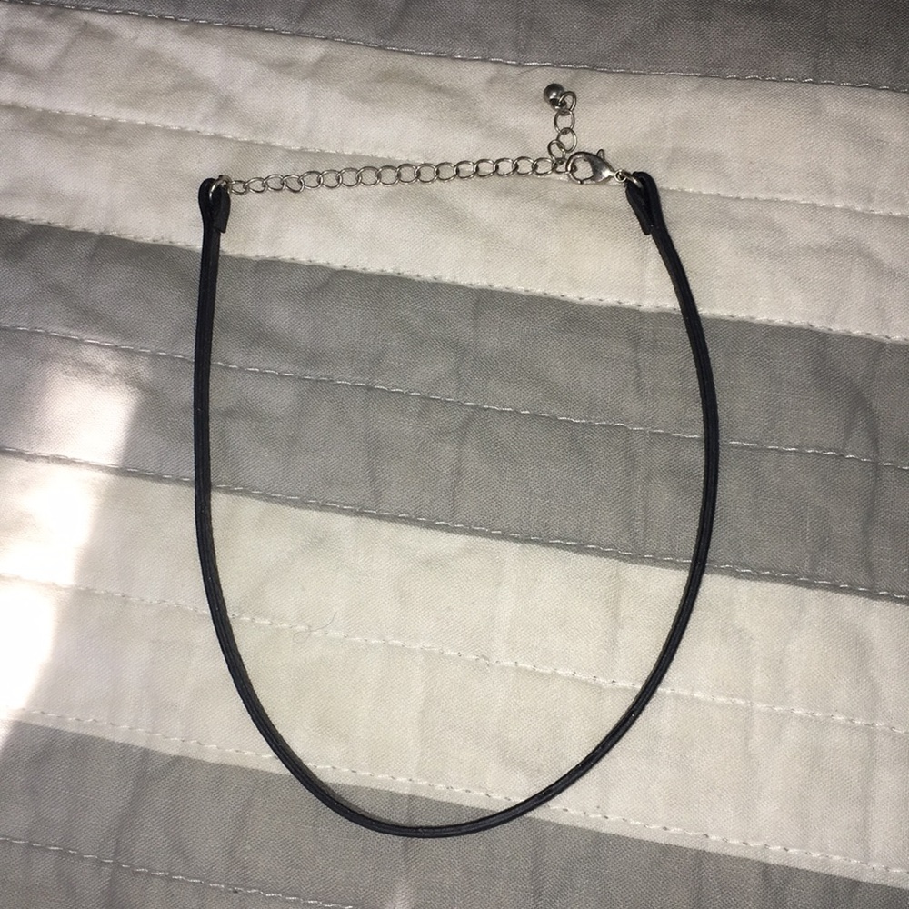 Leather choker
